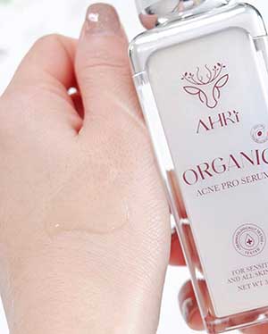 Ahri Organic Acne Pro Serum 30ml Moisturize Nourish Facial Skin For Sensitive and All Skin Type