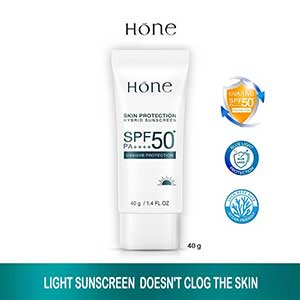 Hone Skin Protection Hybrid Sunscreen SPF 50+ PA +++ Whitening Moisturizing & Anti Aging