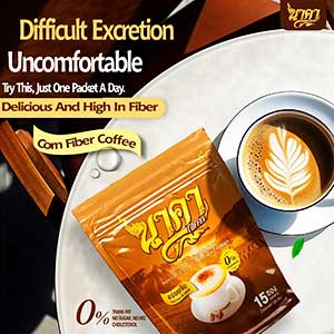 Naka Instant Coffee Mixed Powder Espresso 15 Sachets/Pack Weight Loss Slim Healthy