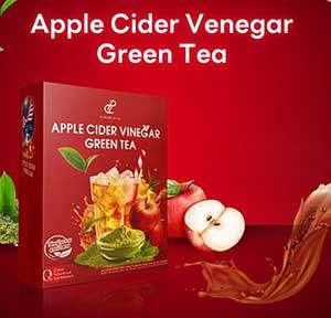 Pananchita Apple Cider Vinegar Green Tea 10 Sachets/Box (120g) Dietary Supplement For Weight Loss Deit Slim 