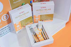 Sewa Ultra Melas Shots Supplement Brightening Clear Skin Reduce Dark Spots 10Sachets/Box